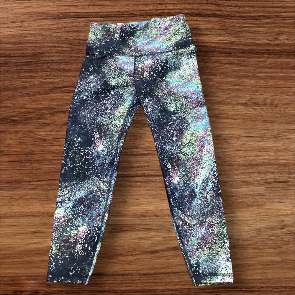 Old Navy Active Powersoft Extra High Rise Galaxy Leggings Womens Medium Go-Dry